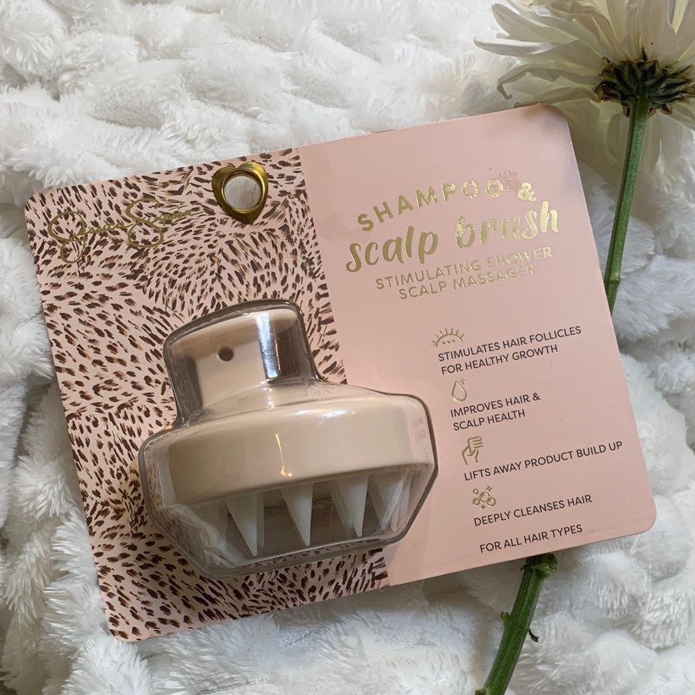🌹Jessica Simpson NWT Shampoo Scalp Brush Stimulating Shower Scalp Massager •